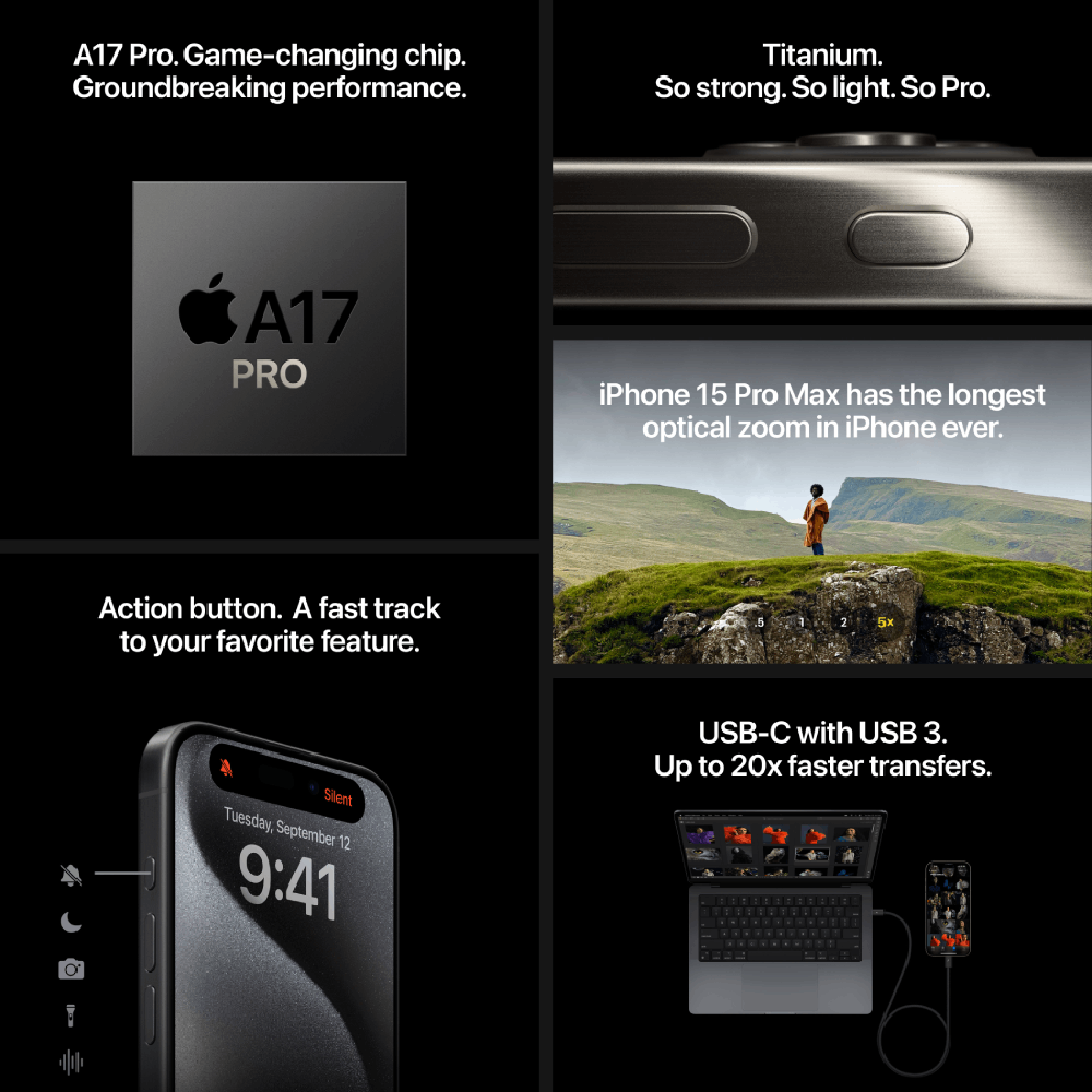 iPhone 15 Pro 128 GB Black