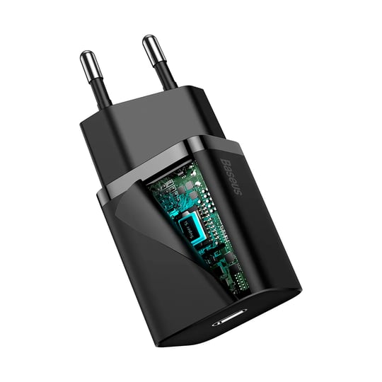 Baseus Super Si Quick Charger Type-C to Lightning 20W 1M TZCCSUP-B01 Black