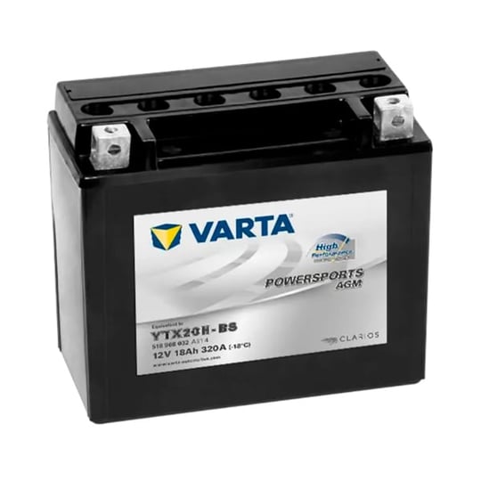 VARTA 18 AH YTX20H-BS POWERSPORTS AGM HIGH PERFORMANCE