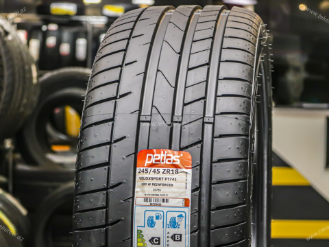 PETLAS VeloxSport PT741 245/45 R18 - Yay təkəri