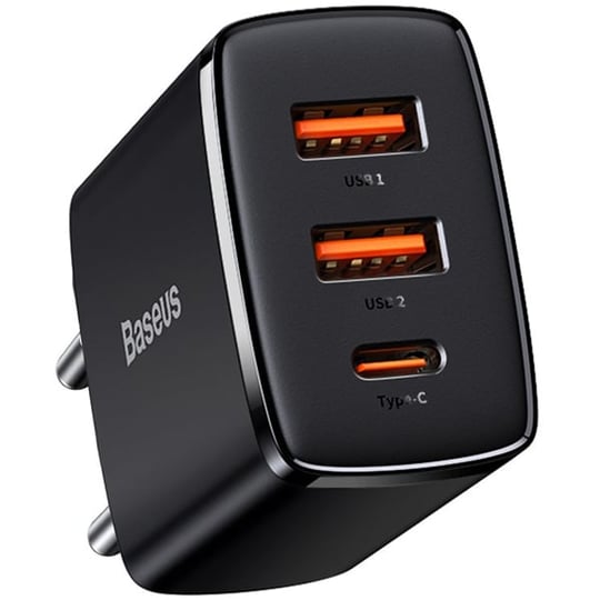 Baseus Compact Quick Charger 2U+C 30W CCXJ-E01 Black