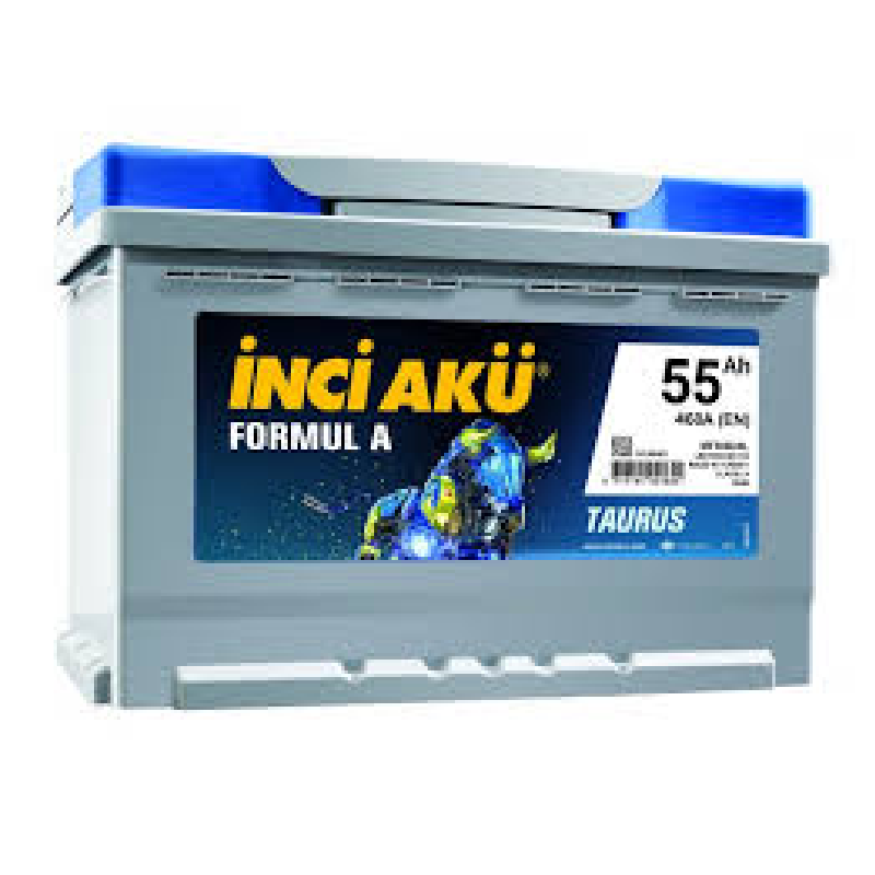 İnci Akü 55 AH Formula R+