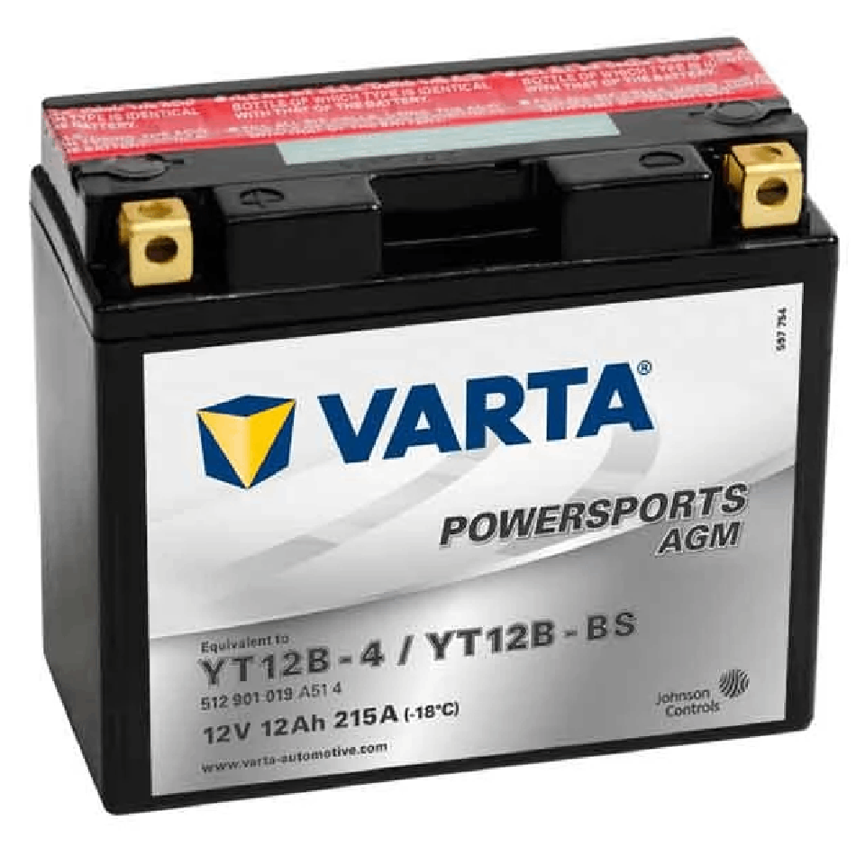 Varta moto 12AH 12V YT12B-BS