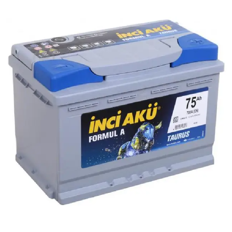 İnci Akü 75 AH Formula L+