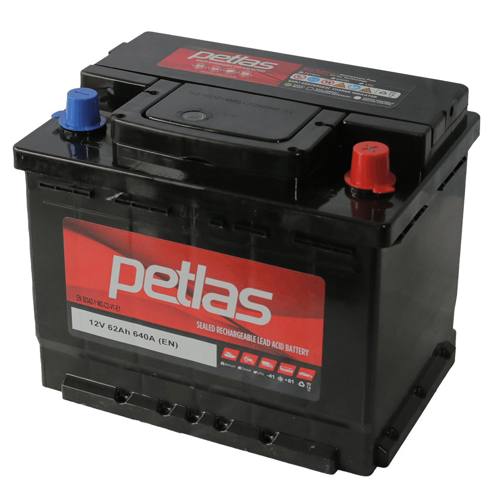 Petlas Akü 12V 62AH / L2 (003.AKU.PT.62)