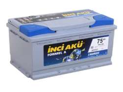 İnci Akü 75 AH Formula R+