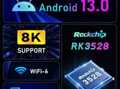 TV smart box "H96 Max 4/32 8K Android 13"